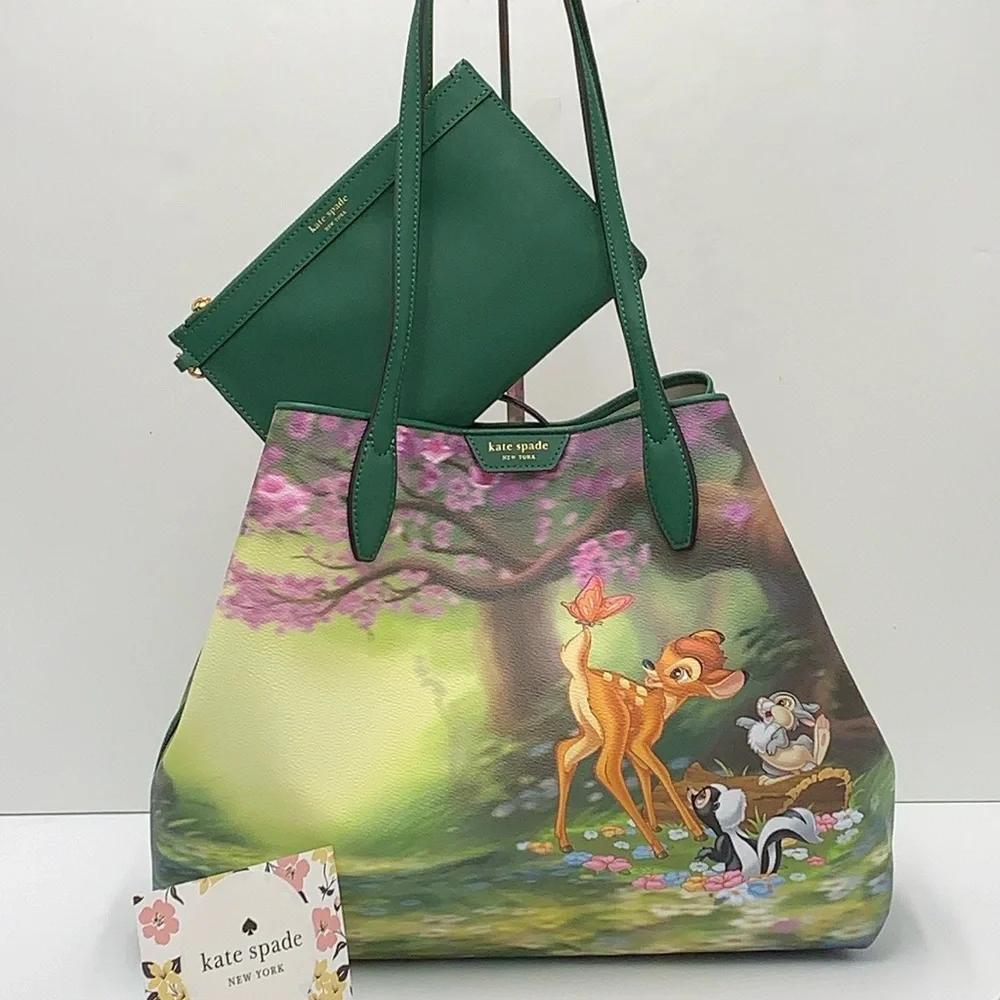 Kate Spade Disney X Kate Spade New York Bambi Sutton Medium Tote
NWT